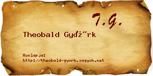 Theobald Györk névjegykártya